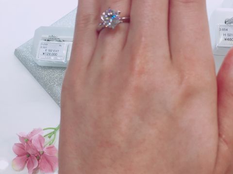 【LEHAIM(レハイム)の口コミ】 将来ずっと使うことも見越しての
2カラットという、大粒のカラットと
トリ…