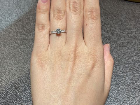 【ショーメ(CHAUMET)の口コミ】 bee my loveコレクションのソリテールリングです。皇室を象徴するミツバチ…