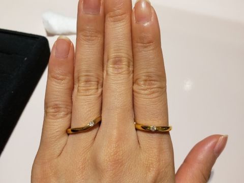 【TRECENTI(トレセンテ)の口コミ】 つけ心地が良いです。内側を丸くするために、他社より地金の量が多いそう…