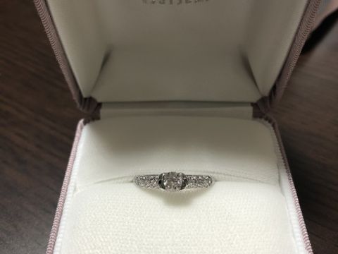 【ジュエリーツツミ(JEWELRY TSUTSUMI)の口コミ】 ダイヤモンドも質のいいものを使用しており、輝きが素敵で気に入りました…