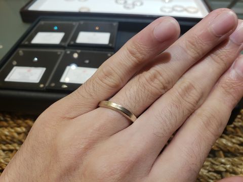 【杢目金屋(もくめがねや)の口コミ】 デザインは他ブランドとはまったく違う感じでここでしか買えない特別な指…