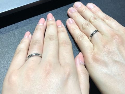 【ヴァン クリーフ＆アーペル(Van Cleef & Arpels)の口コミ】 ヴァンクリーフアンドアーペルが好きで、結婚指輪のつけ心地がダントツで…