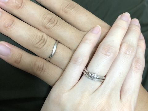 【銀座ダイヤモンドシライシの口コミ】 もともと雑誌で見て決めていたウェーブラインにしました。毎日身に付ける…