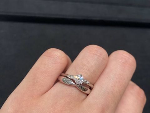 【ティファニー(Tiffany & Co.)の口コミ】 真ん中が括れているデザインの、ティファニーハーモニーが有名なだけあっ…