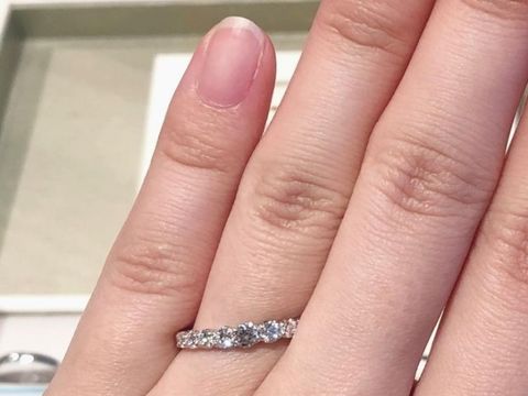 【銀座ダイヤモンドシライシの口コミ】 キラキラが好きな私の好みに合わせて店員さんがエタニティタイプを勧めら…