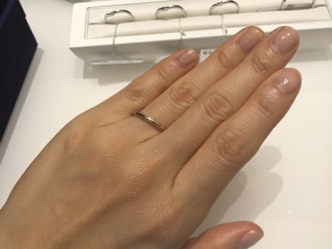 【俄(にわか)の口コミ】 肌馴染みの良いピンクゴールドが可愛かったです。最終候補として、初桜と…