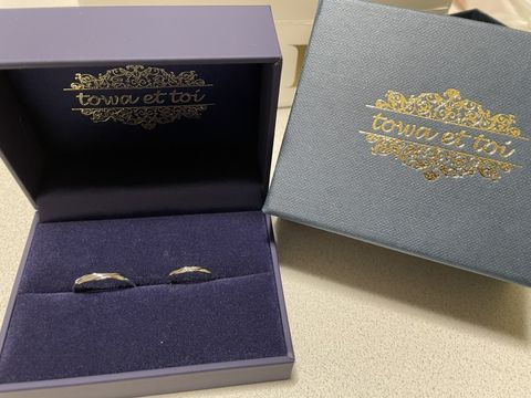 【towa et toi(トワエトワ)の口コミ】 シンプルさの中にもワンポイントがあるお陰で少しきらめきがあり、見るた…