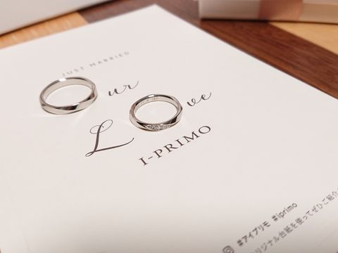 【アイプリモ(I-PRIMO)の口コミ】 プラチナ素材のシンプルなものを探していました。
こちらは、メンズもシン…