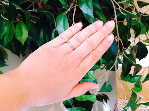 【ティファニー(Tiffany & Co.)の口コミ】 私は指が太く短いタイプなので、出来れば少しでもスタイリッシュに見える…