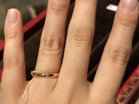 【カルティエ(Cartier)の口コミ】 なにより憧れだったブランドだったこと、シンプルでイエローゴールドの色…