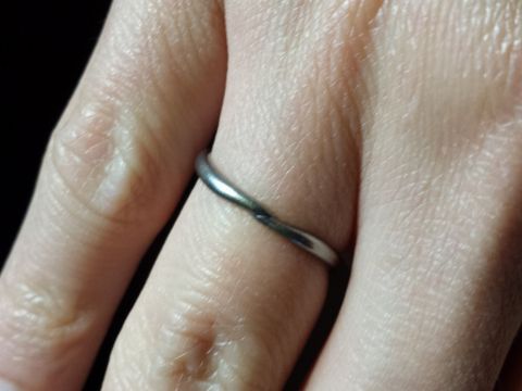 【A・D・A(エー・ディー・エー)の口コミ】 デザインとその安さが一番の決め手。結婚指輪としてするには、少し安い感…