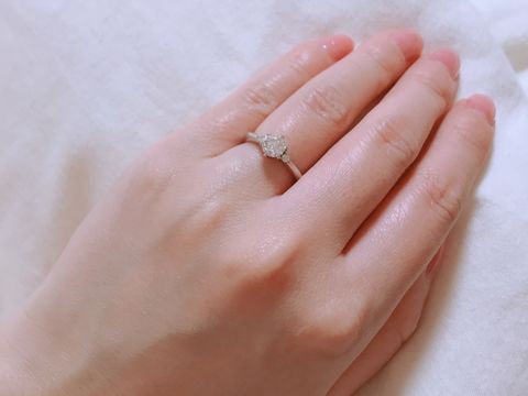 【ラザール ダイヤモンド(LAZARE DIAMOND)の口コミ】 6店程のお店を回って指輪を見ましたが、ピンと来るものがなく「婚約指輪っ…