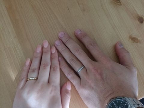 【エクセルコダイヤモンド(EXELCO DIAMOND)の口コミ】 結婚指輪を購入する２ヶ月前に婚約指輪を別のお店で購入していて、かなり…