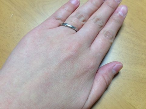 【銀座ダイヤモンドシライシの口コミ】 シンプルだけど、柔らかく変わった感じだったので他の人とかぶらないかな…