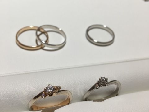 【杢目金屋(もくめがねや)の口コミ】 月桜のデザインを試着させていただきました。上品さとラグジュリアスの両…