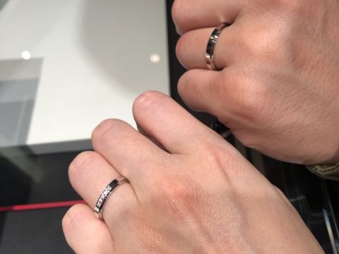 【ラザール ダイヤモンド(LAZARE DIAMOND)の口コミ】 ストレートタイプで探していました。お勧めしていただいて装着したのです…