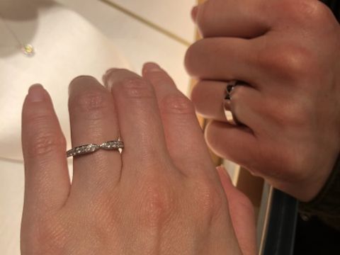 【ショーメ(CHAUMET)の口コミ】 気品があり、普段使いができると思ったので試着してみました。スッキリと…