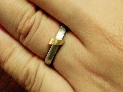 【TANZO.(鍛造指輪)の口コミ】 他のお店だとプラチナ＋ピンクゴールドという組み合わせが圧倒的に多く、…