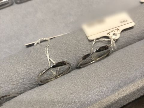 【ケイウノ ブライダル(K.UNO BRIDAL)の口コミ】 指輪のデザイン画を書いていただけて、オーダーなども可能な点が魅力的で…