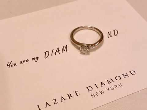 【ラザール ダイヤモンド(LAZARE DIAMOND)の口コミ】 もともとホームページをみて良いなと思ったデザイン（デザイン名：トンプ…