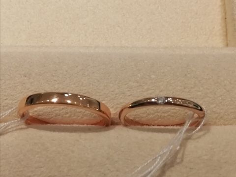 【ヴァンドーム青山(VENDOME AOYAMA)の口コミ】 素材や色や指輪の幅を比べて選び出すので、セミオーダーメイドの気分が味…