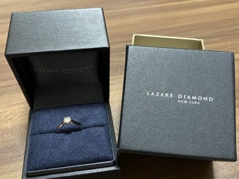 【ラザール ダイヤモンド(LAZARE DIAMOND)の口コミ】 色々なお店を回りましたが、ラザールダイヤモンドさんのダイヤが別格に綺…