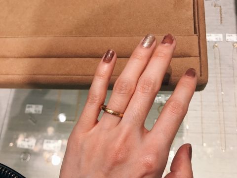 【NIESSING(ニーシング)の口コミ】 セミオーダー式でとてもいいと思いました。指輪自体の色も、それぞれどれ…