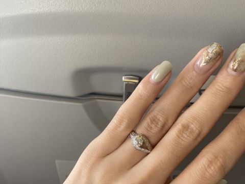 【ヴァン クリーフ＆アーペル(Van Cleef & Arpels)の口コミ】 特にわたしから注文はなく、彼が選んでくれました。もともと、普段使いで…