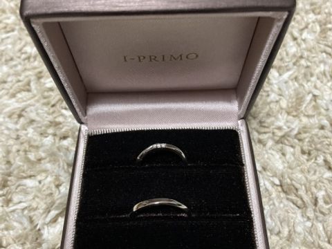 【アイプリモ(I-PRIMO)の口コミ】 婚約指輪は、婚約指輪を購入したアイプリモさんで、店舗で実際に見て検討…