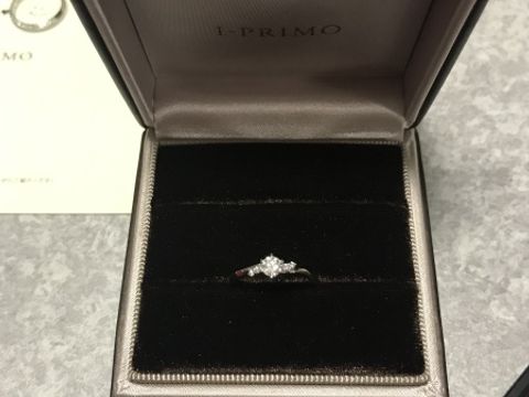 【アイプリモ(I-PRIMO)の口コミ】 彼が選んでくれました。お店に来店したのが9月で、指輪の発売日が2020年の…