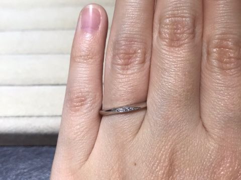 【TRECENTI(トレセンテ)の口コミ】 細いデザインでシンプルな物を探していました。こちらのブランドで購入さ…