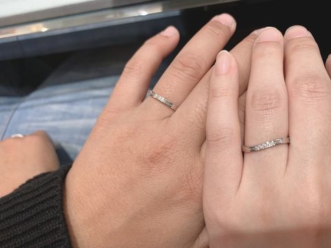 【アイプリモ(I-PRIMO)の口コミ】 当初はストレートデザインが良い！という彼の希望もあってストレート調の…