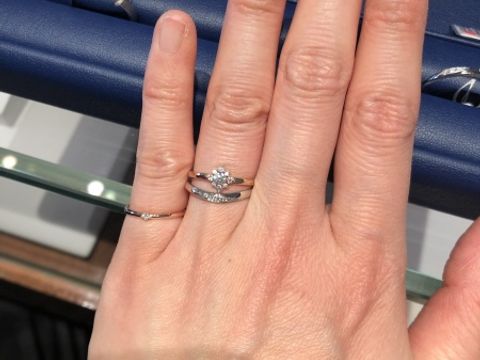 【銀座ダイヤモンドシライシの口コミ】 ブライダルリング専門店なので沢山の種類があり、その場で気になるものは…