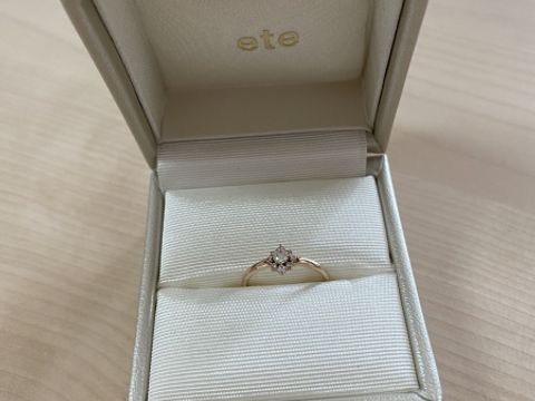【ete(エテ)の口コミ】 エテはペアリングを購入した思い出のお店でしたので、こちらで探させて頂…