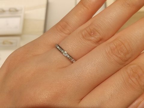 【俄(にわか)の口コミ】 京杢目でダイヤが入っているデザインに惹かれました。京杢目のさりげない…