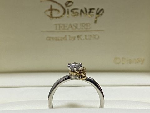 【ケイウノ ブライダル(K.UNO BRIDAL)の口コミ】 プーさんが大好きなので迷わずケイウノさんの婚約指輪を選びました。他の…