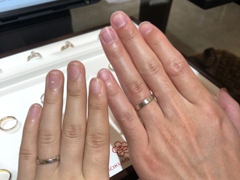 【杢目金屋(もくめがねや)の口コミ】 杢目で他にはないデザインの指輪です。混ぜる金属の種類によって、指輪全…