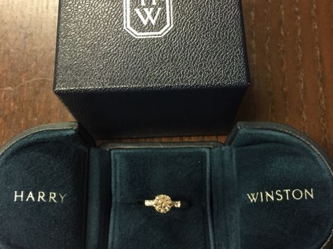 【ハリー・ウィンストン(Harry Winston)の口コミ】 ハリーウィンストン、さすがダイヤの輝きが違いました。白く光るタイプで…
