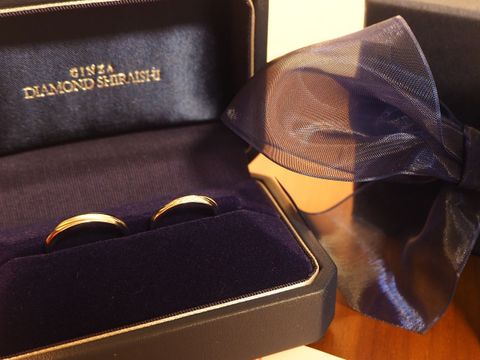 【銀座ダイヤモンドシライシの口コミ】 元々細くて華奢なデザインが希望で、少しダイヤが付いているものが欲しい…