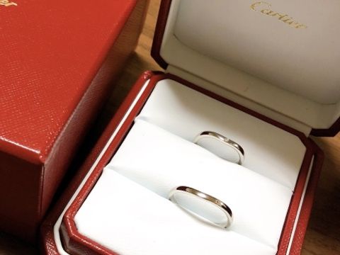 【カルティエ(Cartier)の口コミ】 細身でカーブが特徴的なデザインのバレリーナ、指を細く見せてくれて、シ…