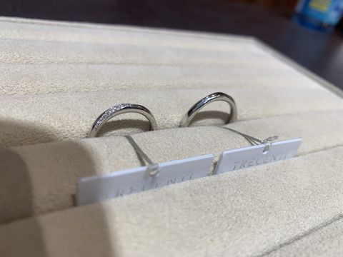 【TRECENTI(トレセンテ)の口コミ】 左の2020-ALのデザインは、ダイヤの輝きとプラチナの輝きが両方楽しめる綺…