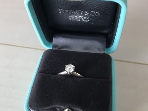 【ティファニー(Tiffany & Co.)の口コミ】 プロポーズをしてもらった後に、一緒に婚約指輪を選ぼうと言ってもらった…