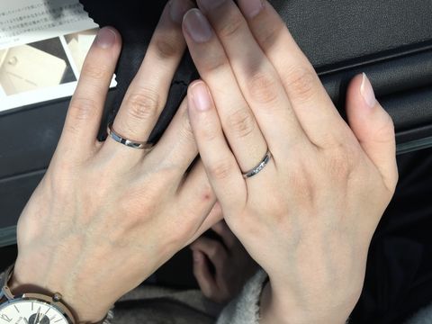 【エクセルコダイヤモンド(EXELCO DIAMOND)の口コミ】 女性の指が３号なので、まずそのサイズが対応できるブランドとデザインが…