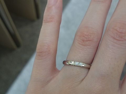 【MIKIMOTO(ミキモト)の口コミ】 2つとも、探し始めた頃の第一候補だったデザインです。一枚目はリングの形…