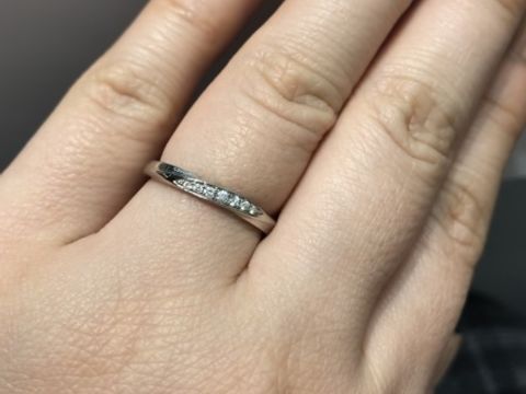 【garden(ガーデン)の口コミ】 あまりシンプルすぎず、ダイヤの煌めきがあるタイプを探していました。指…