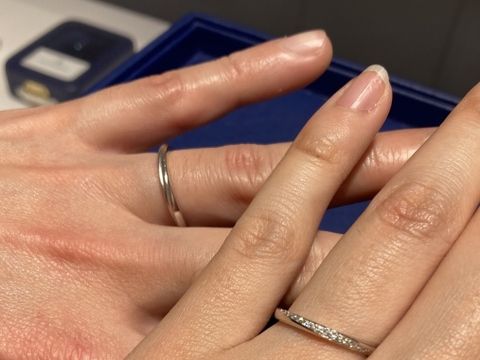 【銀座ダイヤモンドシライシの口コミ】 ダイヤが沢山ついてるキラキラな指輪が欲しかったので、ドンピシャでした…