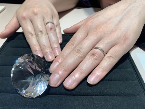 【TRECENTI(トレセンテ)の口コミ】 最高級のダイヤモンドを使用しているとのことで、輝きがすごかったです。…