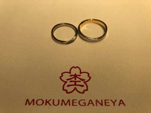 【杢目金屋(もくめがねや)の口コミ】 指輪のデザインはブランド名の通り木目金のもので、ほかにはなかなかない…