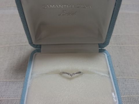 【サマンサシルヴァブライダルの口コミ】 実は指輪を買うのが初めてでどんな指輪合うかわからず結構悩みました。こ…