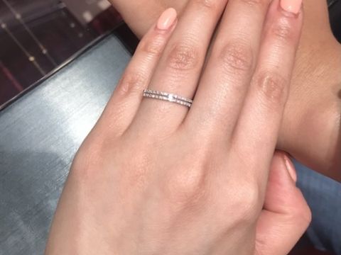 【ブルガリ(BVLGARI)の口コミ】 あまりない二連タイプの結婚指輪です。指輪の輝きが他のブランドより白っ…
